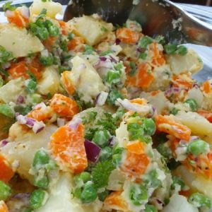 Potato Salad (Trinidad Potato Salad with Peas and Carrots)