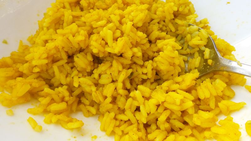 Spicy Turmeric Rice (How to Make Spicy Yellow Rice Like Nando's)